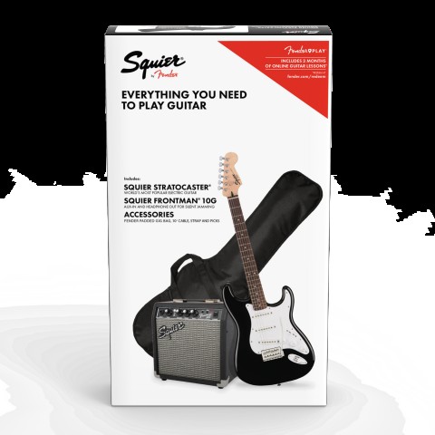 Squier Stratocaster Pack - Black